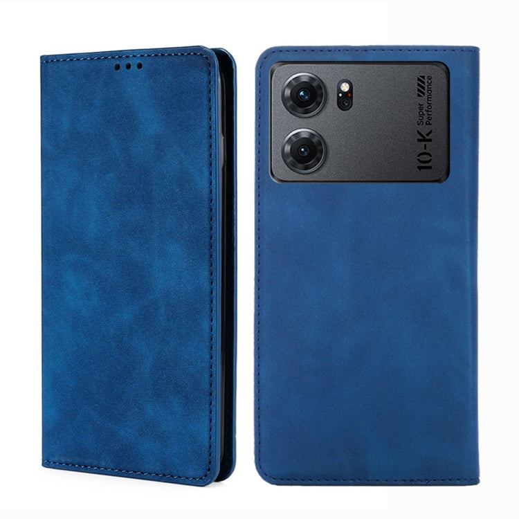 Custodia per telefono in pelle con vibrazione orizzontale magnetica Skin Feel, For OPPO K10 5G, For OPPO K10 Pro 5G, For OPPO Reno7 4G/F21 Pro 4G, For OPPO Reno7 5G Global