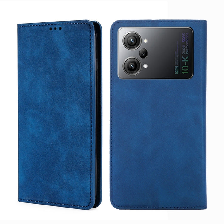Custodia per telefono in pelle con vibrazione orizzontale magnetica Skin Feel, For OPPO K10 5G, For OPPO K10 Pro 5G, For OPPO Reno7 4G/F21 Pro 4G, For OPPO Reno7 5G Global
