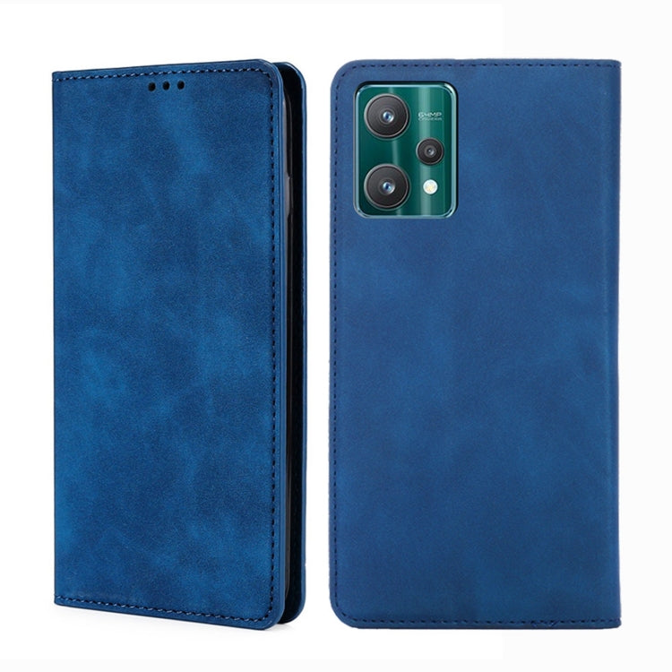 Custodia per telefono in pelle con vibrazione orizzontale magnetica Skin Feel, For OPPO Realme 9 Pro, For OPPO Realme 9 Pro+, For OPPO Realme 9i/A36 4G/A96 4G/K10 4G/A76 4G, For OPPO Realme C35