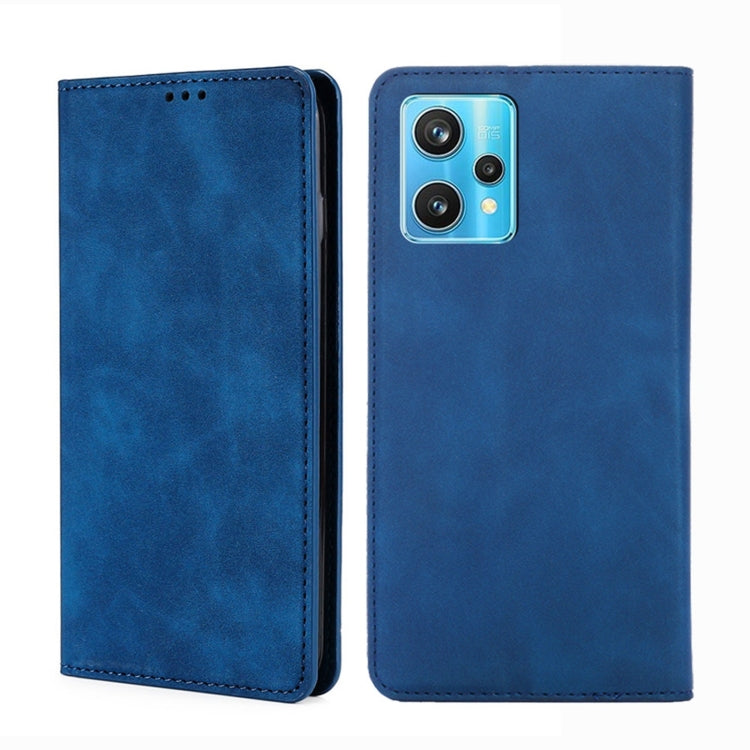 Custodia per telefono in pelle con vibrazione orizzontale magnetica Skin Feel, For OPPO Realme 9 Pro, For OPPO Realme 9 Pro+, For OPPO Realme 9i/A36 4G/A96 4G/K10 4G/A76 4G, For OPPO Realme C35