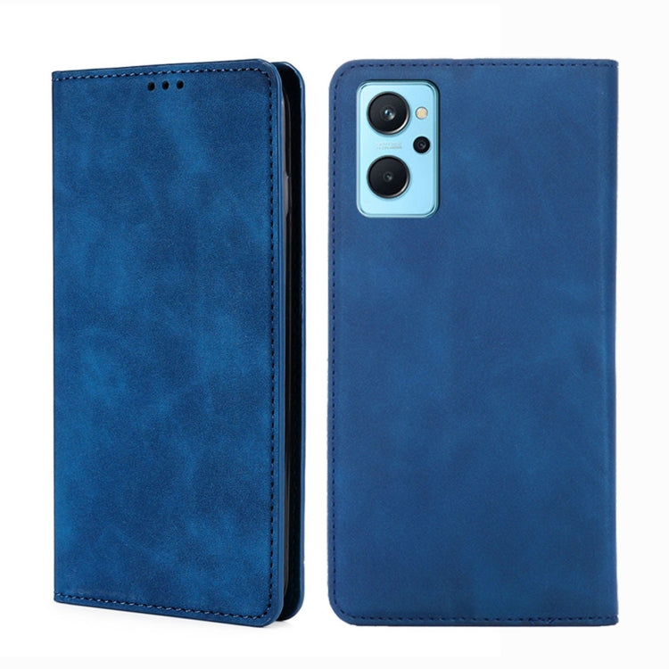 Custodia per telefono in pelle con vibrazione orizzontale magnetica Skin Feel, For OPPO Realme 9 Pro, For OPPO Realme 9 Pro+, For OPPO Realme 9i/A36 4G/A96 4G/K10 4G/A76 4G, For OPPO Realme C35