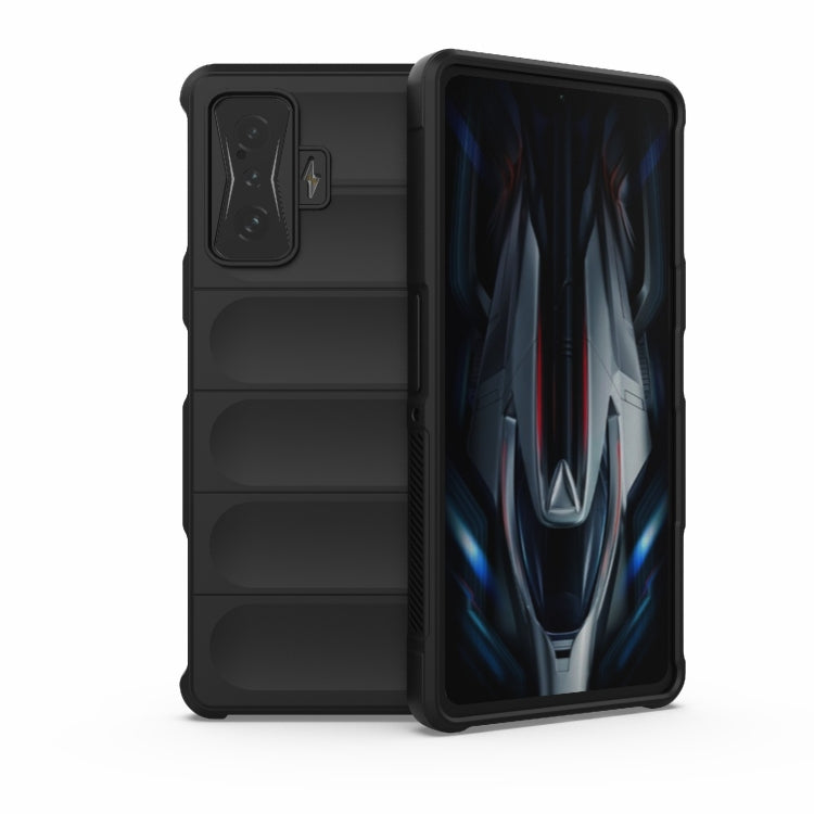 Magic Shield TPU + custodia per telefono in flanella, For Xiaomi Redmi K50 Gaming