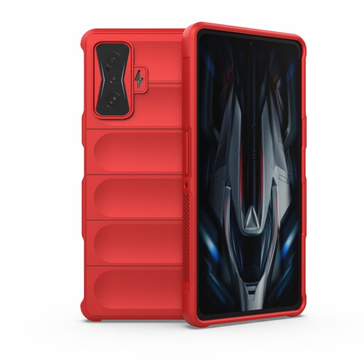 Magic Shield TPU + custodia per telefono in flanella, For Xiaomi Redmi K50 Gaming