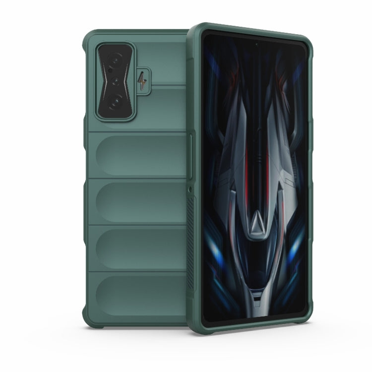 Magic Shield TPU + custodia per telefono in flanella, For Xiaomi Redmi K50 Gaming