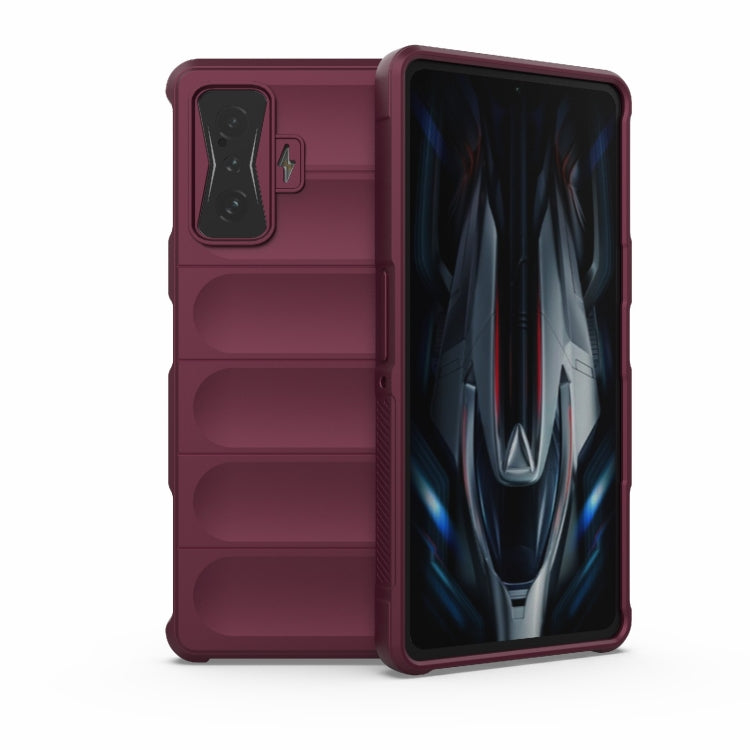 Magic Shield TPU + custodia per telefono in flanella, For Xiaomi Redmi K50 Gaming