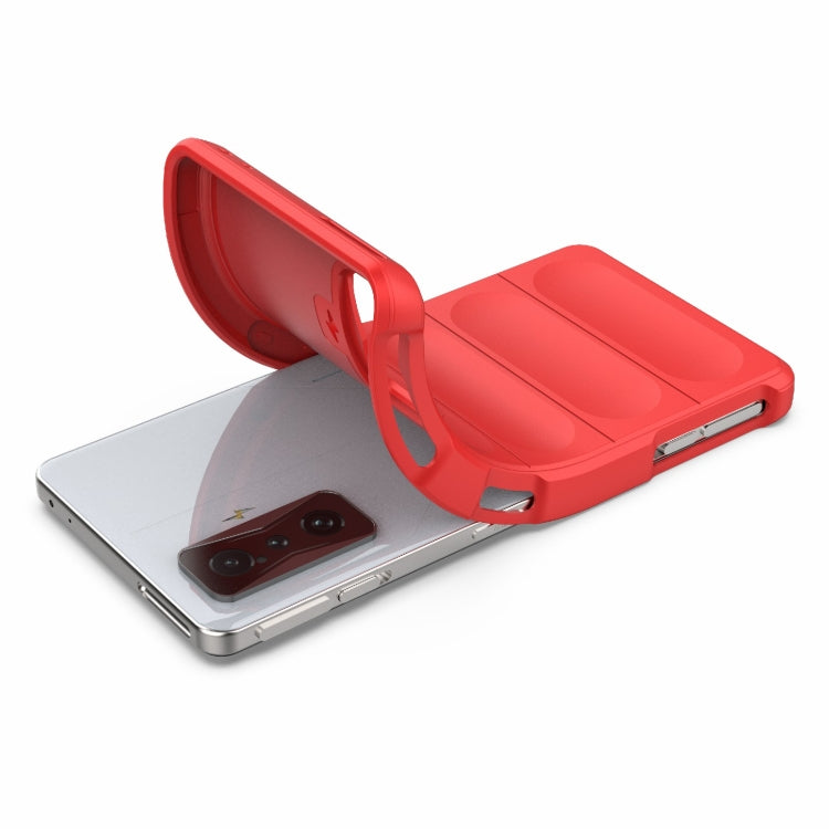 Magic Shield TPU + custodia per telefono in flanella, For Xiaomi Redmi K50 Gaming