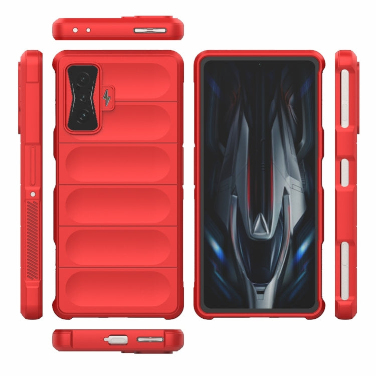 Magic Shield TPU + custodia per telefono in flanella, For Xiaomi Redmi K50 Gaming