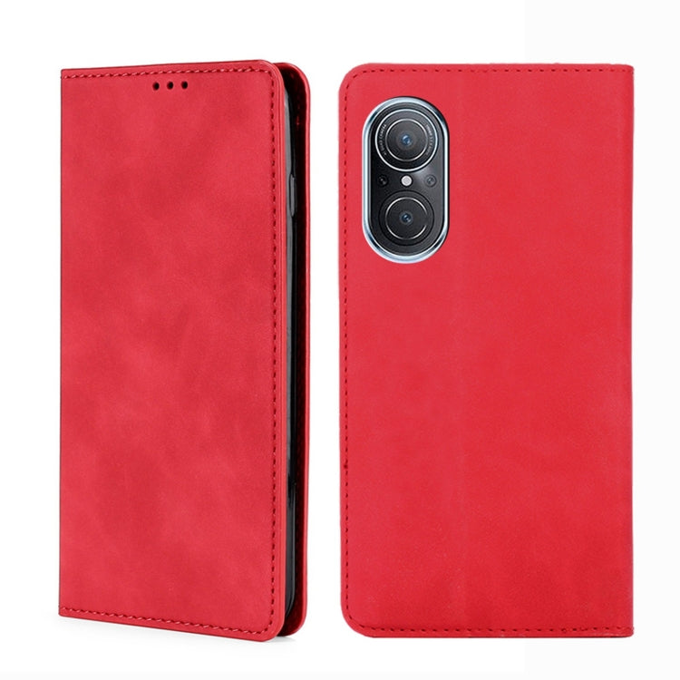 Custodia per telefono in pelle con vibrazione orizzontale magnetica Skin Feel, For Huawei Nova 9 SE 4G, For Honor 60 SE, For Honor Magic4, For Honor Magic4 Pro