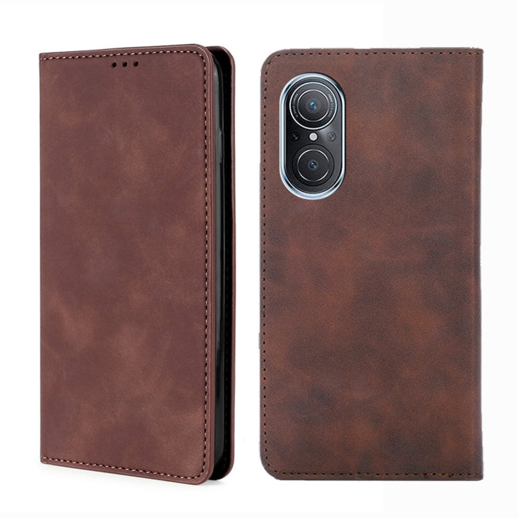 Custodia per telefono in pelle con vibrazione orizzontale magnetica Skin Feel, For Huawei Nova 9 SE 4G, For Honor 60 SE, For Honor Magic4, For Honor Magic4 Pro