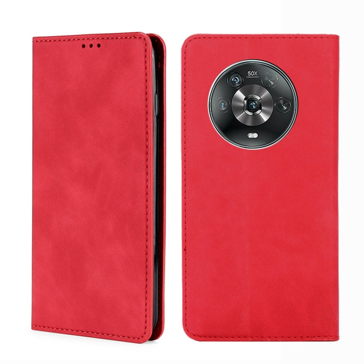 Custodia per telefono in pelle con vibrazione orizzontale magnetica Skin Feel, For Huawei Nova 9 SE 4G, For Honor 60 SE, For Honor Magic4, For Honor Magic4 Pro
