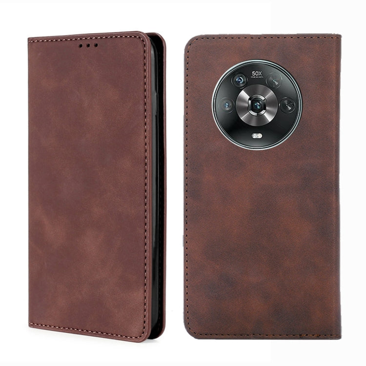 Custodia per telefono in pelle con vibrazione orizzontale magnetica Skin Feel, For Huawei Nova 9 SE 4G, For Honor 60 SE, For Honor Magic4, For Honor Magic4 Pro