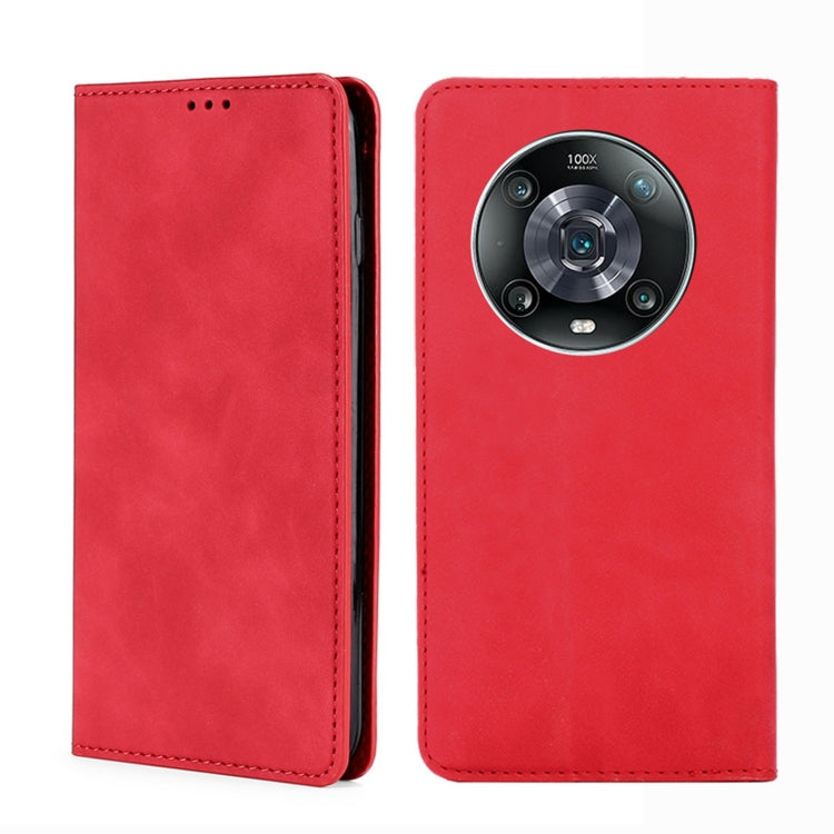 Custodia per telefono in pelle con vibrazione orizzontale magnetica Skin Feel, For Huawei Nova 9 SE 4G, For Honor 60 SE, For Honor Magic4, For Honor Magic4 Pro