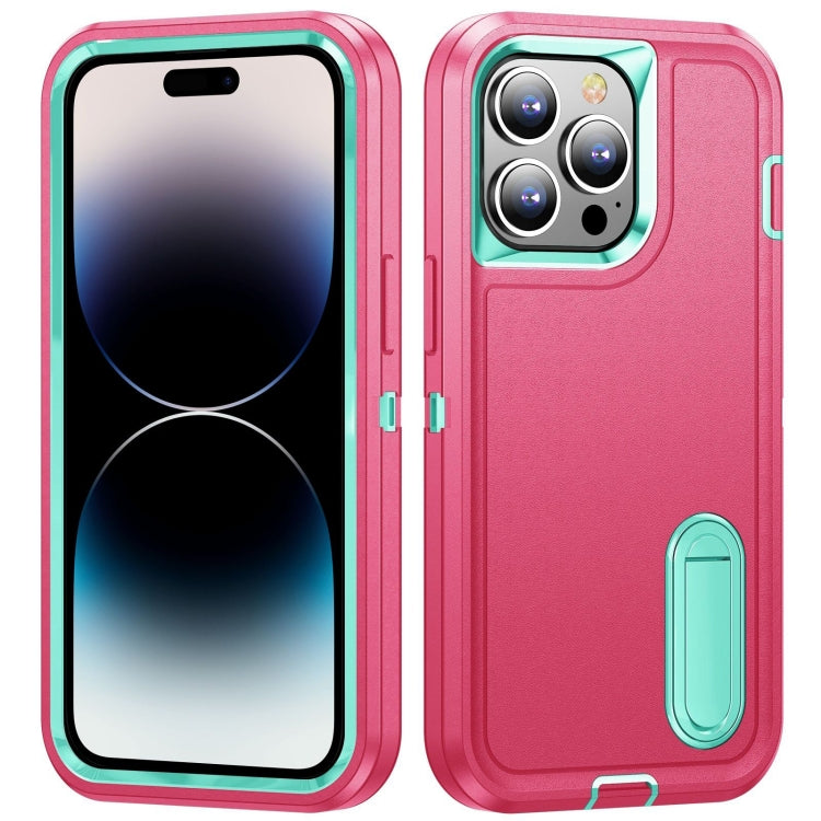Custodia per telefono con supporto robusto 3 in 1, For iPhone 14 Pro, For iPhone 14 Pro Max