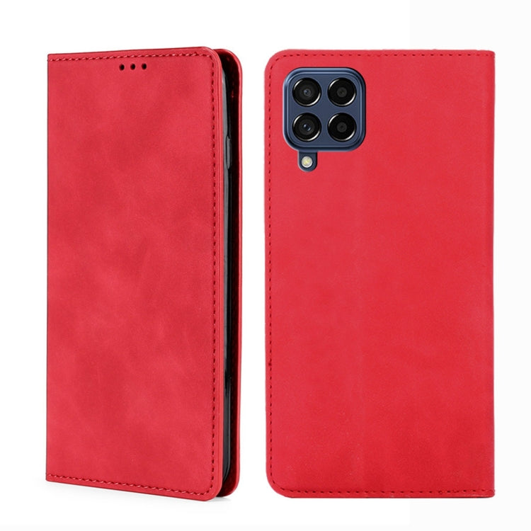 Custodia per telefono in pelle con vibrazione orizzontale magnetica Skin Feel, For Samsung Galaxy A03 EU Edition 166mm, For Samsung Galaxy A23 5G, For Samsung Galaxy M33 5G, For Samsung Galaxy M53 5G