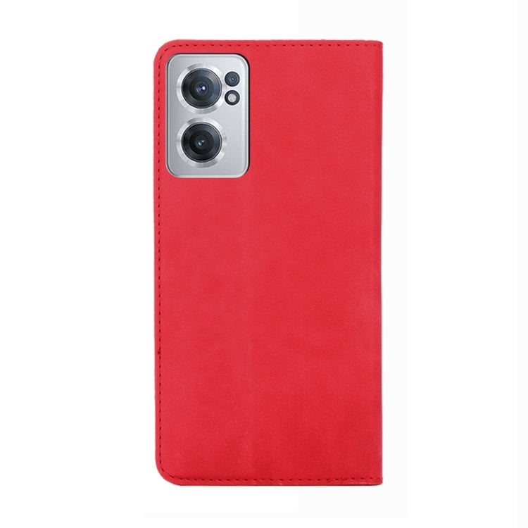 Custodia per telefono in pelle con vibrazione orizzontale magnetica Skin Feel, For OnePlus Nord CE 2 5G