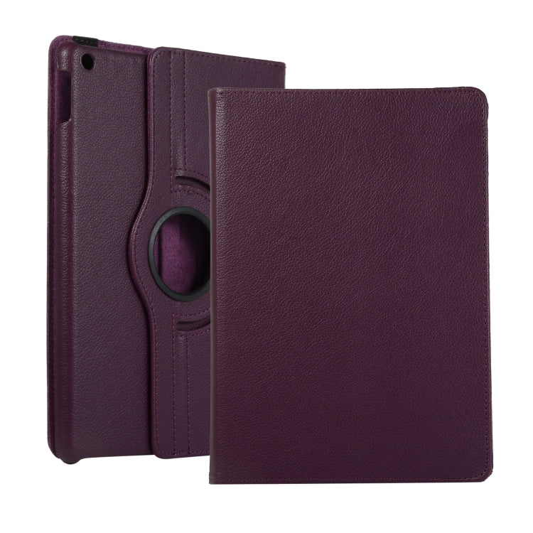 Custodia per tablet in pelle con rotazione a 360 gradi Litchi Texture con supporto, For Lenovo M10 Plus 3rd