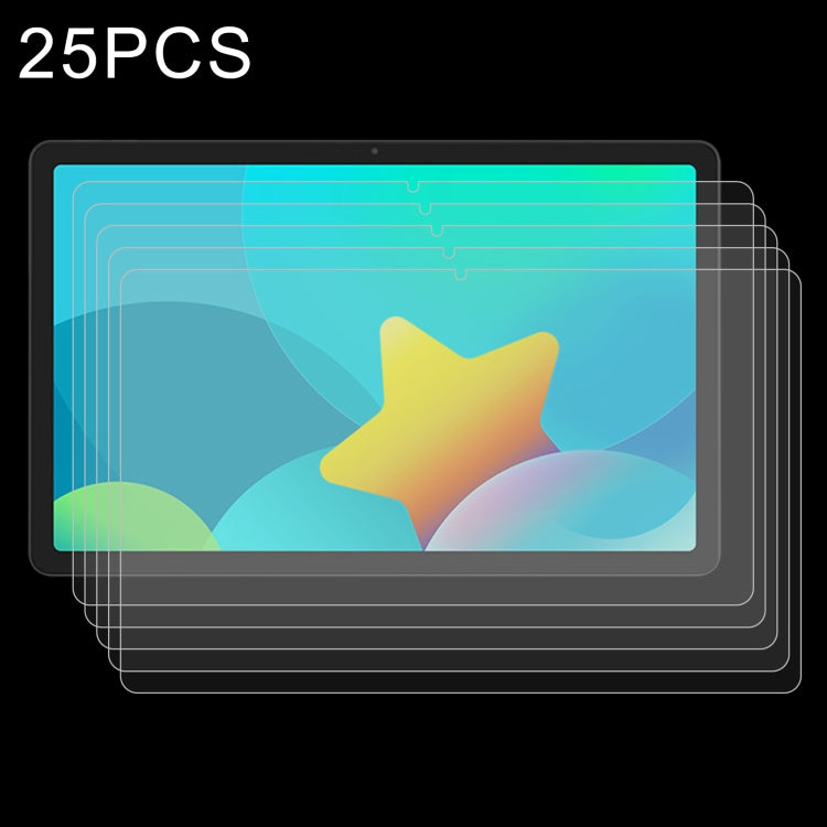 25 PZ 9H 2.5D Pellicola per tablet in vetro temperato antideflagrante, For TCL Tab 10s / Enjoy 2 / T10 / T10S / Honor X8 / Honor 8 Lite (25 PCS), For Tesla 15.6 (25 PCS), For TCL TabMax 10.4 / Honor Tablet V7 (25 PCS)                                   ...