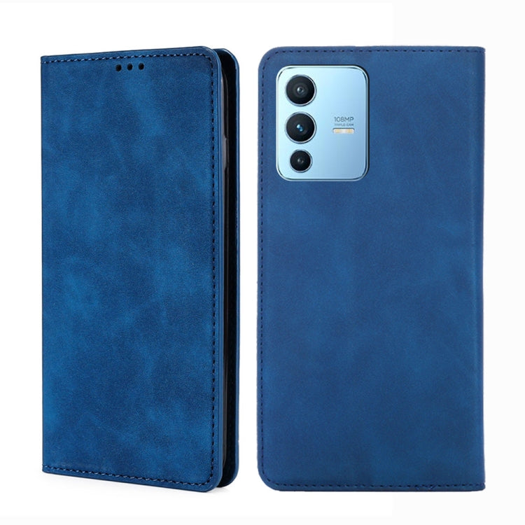 Custodia per telefono in pelle con vibrazione orizzontale magnetica Skin Feel, For vivo S12 / V23 5G, For vivo S12 Pro 5G / V23 Pro, For vivo X Note 5G, For vivo X80 Pro
