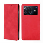 Custodia per telefono in pelle con vibrazione orizzontale magnetica Skin Feel, For vivo S12 / V23 5G, For vivo S12 Pro 5G / V23 Pro, For vivo X Note 5G, For vivo X80 Pro