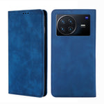Custodia per telefono in pelle con vibrazione orizzontale magnetica Skin Feel, For vivo S12 / V23 5G, For vivo S12 Pro 5G / V23 Pro, For vivo X Note 5G, For vivo X80 Pro
