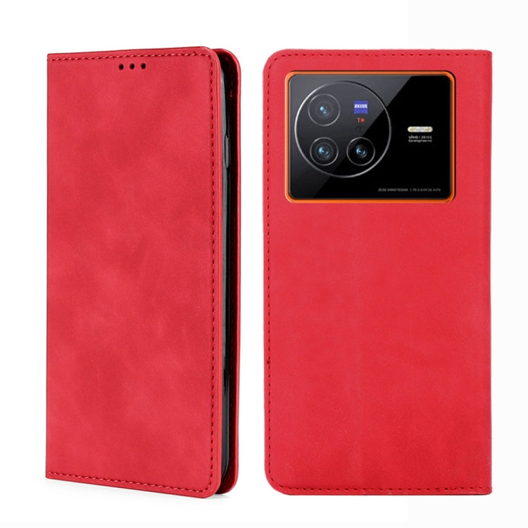 Custodia per telefono in pelle con vibrazione orizzontale magnetica Skin Feel, For vivo X80, For vivo Y53s 5G / iQOO Z5x / T1x, For Google Pixel 7 5G, For vivo Y55s 5G