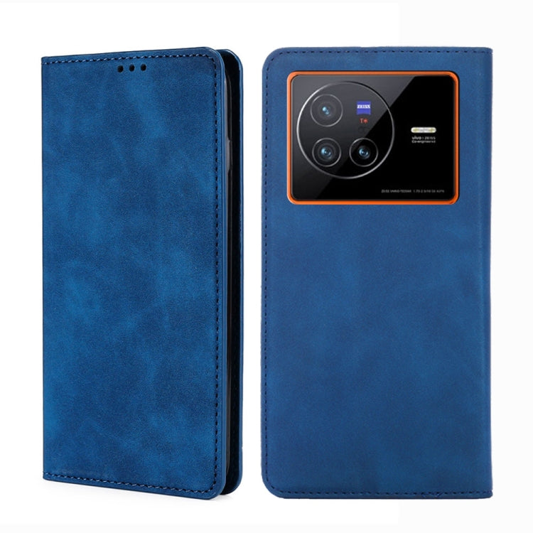 Custodia per telefono in pelle con vibrazione orizzontale magnetica Skin Feel, For vivo X80, For vivo Y53s 5G / iQOO Z5x / T1x, For Google Pixel 7 5G, For vivo Y55s 5G