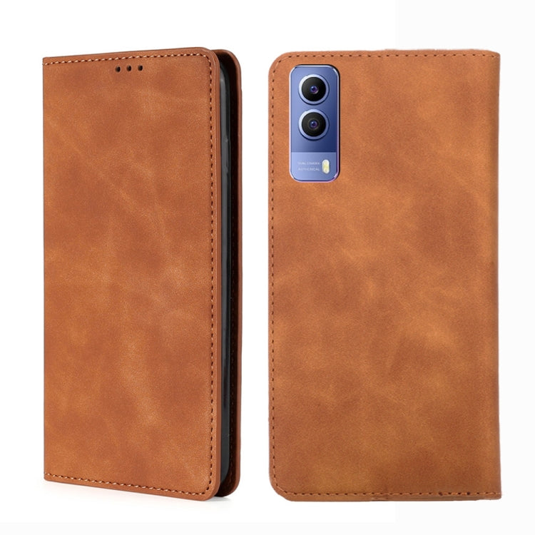 Custodia per telefono in pelle con vibrazione orizzontale magnetica Skin Feel, For vivo X80, For vivo Y53s 5G / iQOO Z5x / T1x, For Google Pixel 7 5G, For vivo Y55s 5G