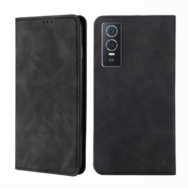 Custodia per telefono in pelle con vibrazione orizzontale magnetica Skin Feel, For Nokia G21 / G11, For vivo Y76s / Y74s, For Nokia X100, For Sony Xperia Ace III