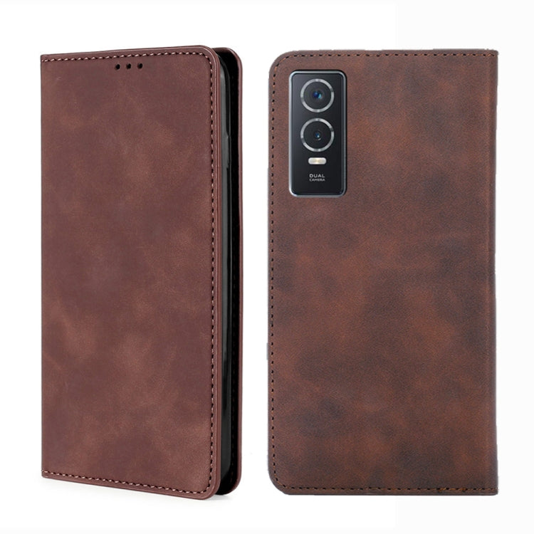 Custodia per telefono in pelle con vibrazione orizzontale magnetica Skin Feel, For Nokia G21 / G11, For vivo Y76s / Y74s, For Nokia X100, For Sony Xperia Ace III