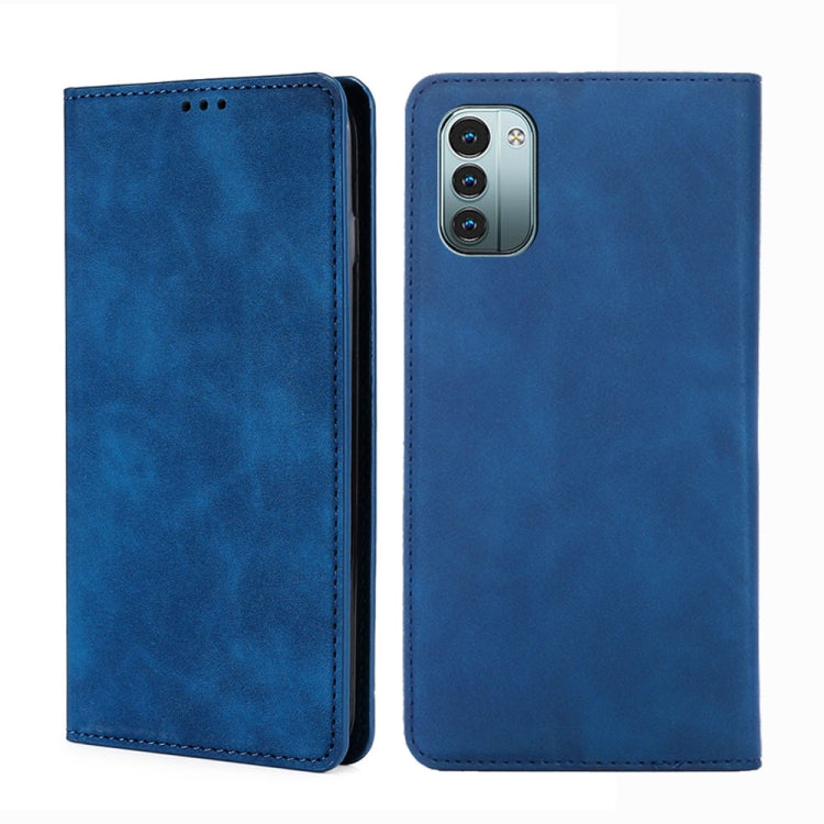 Custodia per telefono in pelle con vibrazione orizzontale magnetica Skin Feel, For Nokia G21 / G11, For vivo Y76s / Y74s, For Nokia X100, For Sony Xperia Ace III