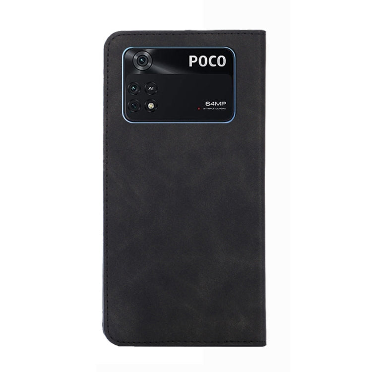 Custodia per telefono in pelle con vibrazione magnetica Skin Feel, For Xiaomi Poco M4 Pro, For Xiaomi Poco X4 Pro 5G, For Xiaomi Redmi K50 / K50 Pro, For Xiaomi Redmi K50 Gaming