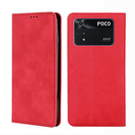 Custodia per telefono in pelle con vibrazione magnetica Skin Feel, For Xiaomi Poco M4 Pro, For Xiaomi Poco X4 Pro 5G, For Xiaomi Redmi K50 / K50 Pro, For Xiaomi Redmi K50 Gaming