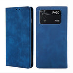 Custodia per telefono in pelle con vibrazione magnetica Skin Feel, For Xiaomi Poco M4 Pro, For Xiaomi Poco X4 Pro 5G, For Xiaomi Redmi K50 / K50 Pro, For Xiaomi Redmi K50 Gaming