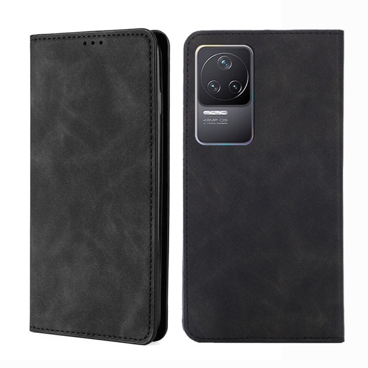 Custodia per telefono in pelle con vibrazione magnetica Skin Feel, For Xiaomi Poco M4 Pro, For Xiaomi Poco X4 Pro 5G, For Xiaomi Redmi K50 / K50 Pro, For Xiaomi Redmi K50 Gaming