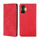 Custodia per telefono in pelle con vibrazione magnetica Skin Feel, For Xiaomi Poco M4 Pro, For Xiaomi Poco X4 Pro 5G, For Xiaomi Redmi K50 / K50 Pro, For Xiaomi Redmi K50 Gaming