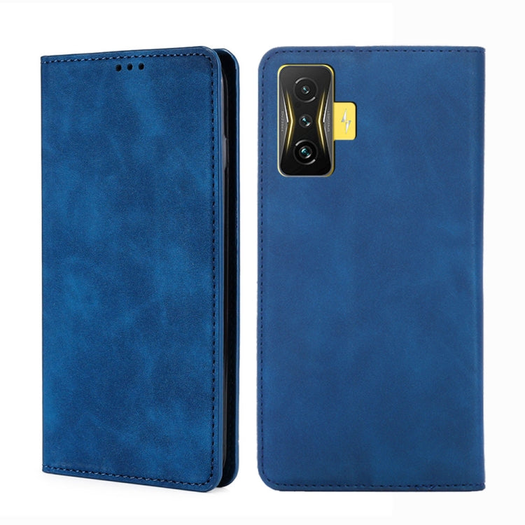 Custodia per telefono in pelle con vibrazione magnetica Skin Feel, For Xiaomi Poco M4 Pro, For Xiaomi Poco X4 Pro 5G, For Xiaomi Redmi K50 / K50 Pro, For Xiaomi Redmi K50 Gaming