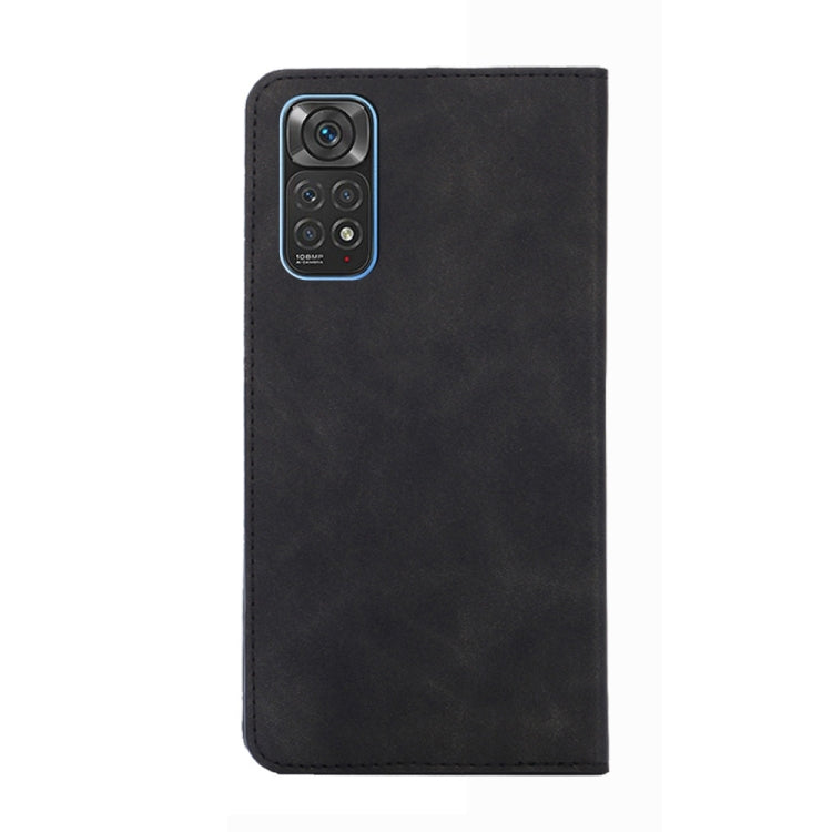 Custodia per telefono in pelle con vibrazione magnetica Skin Feel, For Xiaomi Redmi Note 11 Global / Note 11S, For Xiaomi Redmi Note 11 Pro 4G/5G Global, For Xiaomi 12 Lite, For Xiaomi 12 Pro