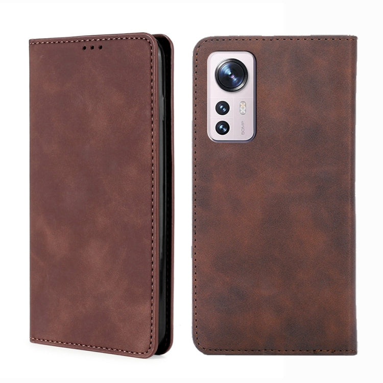 Custodia per telefono in pelle con vibrazione magnetica Skin Feel, For Xiaomi Redmi Note 11 Global / Note 11S, For Xiaomi Redmi Note 11 Pro 4G/5G Global, For Xiaomi 12 Lite, For Xiaomi 12 Pro