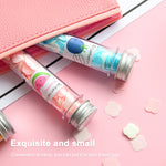 10 pezzi monouso portatile da viaggio a forma di tubo in scatola con coriandoli mini piatto di sapone, Emoji Series, Animal Series, Succulent Series, Fruit Series, Words Series, Constellation Series, Cherry Blossom Series, Pig Baby Series