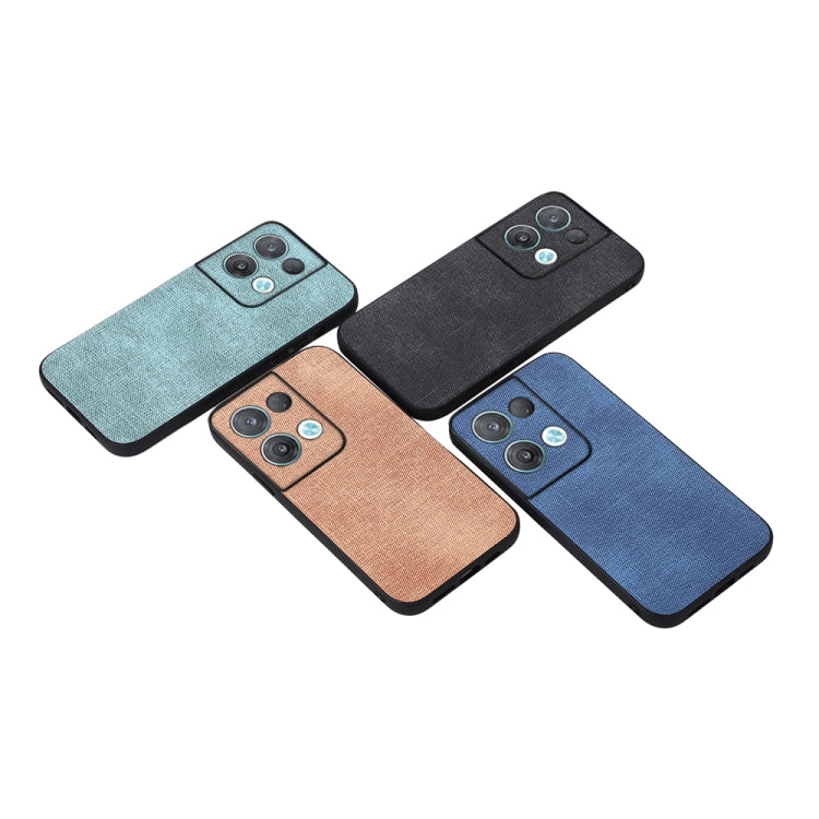 Custodia per telefono antiurto Brugg Texture PU, For OPPO Reno8 Pro+ 5G China / 8 Pro 5G Foreign, For OPPO Reno8 Pro 5G China, For OPPO Reno8