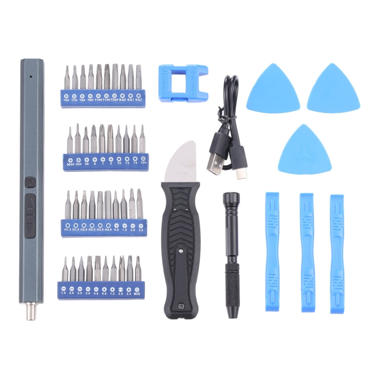 12 in 1, 33 in 1, 49 in 1 Rechargeable Cordless Electric Screwdriver Set with Type-C Port