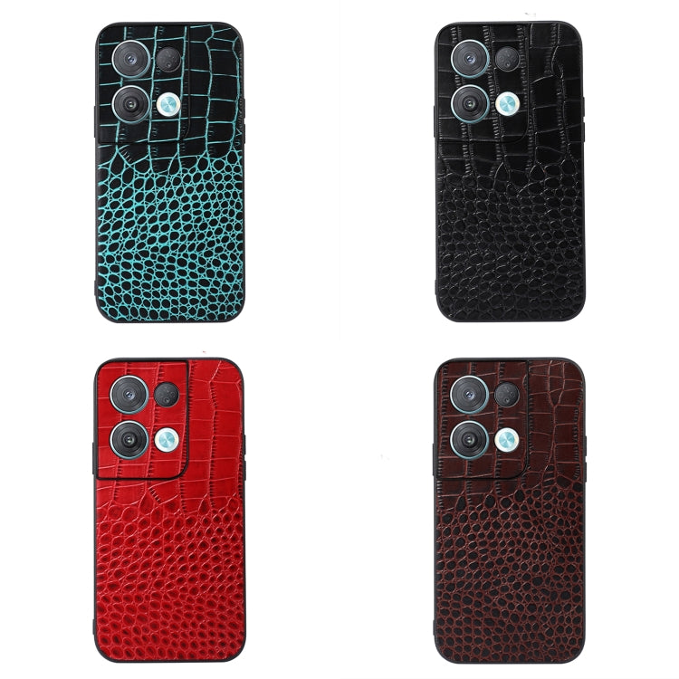 Custodia per telefono in pelle di vacchetta di coccodrillo, For OPPO Reno8 Pro+ 5G China / 8 Pro 5G Foreign, For OPPO Reno8 Pro 5G China, For OPPO Reno8, For Samsung Galaxy Z Flip4