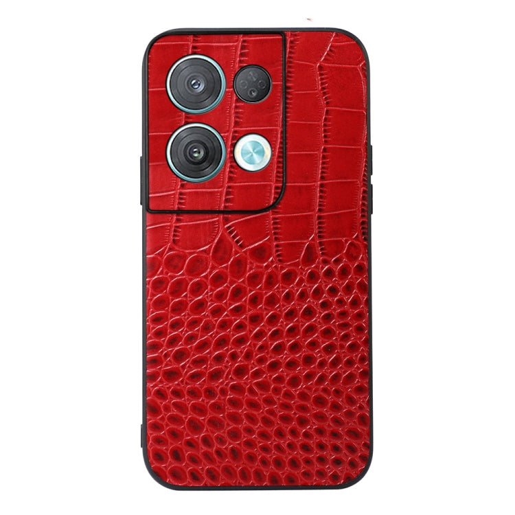 Custodia per telefono in pelle di vacchetta di coccodrillo, For OPPO Reno8 Pro+ 5G China / 8 Pro 5G Foreign, For OPPO Reno8 Pro 5G China, For OPPO Reno8, For Samsung Galaxy Z Flip4