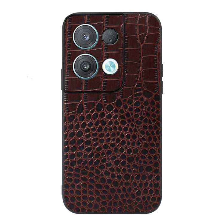 Custodia per telefono in pelle di vacchetta di coccodrillo, For OPPO Reno8 Pro+ 5G China / 8 Pro 5G Foreign, For OPPO Reno8 Pro 5G China, For OPPO Reno8, For Samsung Galaxy Z Flip4