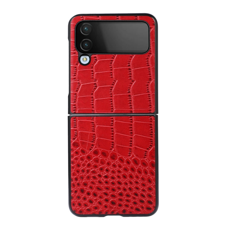 Custodia per telefono in pelle di vacchetta di coccodrillo, For OPPO Reno8 Pro+ 5G China / 8 Pro 5G Foreign, For OPPO Reno8 Pro 5G China, For OPPO Reno8, For Samsung Galaxy Z Flip4