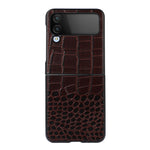 Custodia per telefono in pelle di vacchetta di coccodrillo, For OPPO Reno8 Pro+ 5G China / 8 Pro 5G Foreign, For OPPO Reno8 Pro 5G China, For OPPO Reno8, For Samsung Galaxy Z Flip4