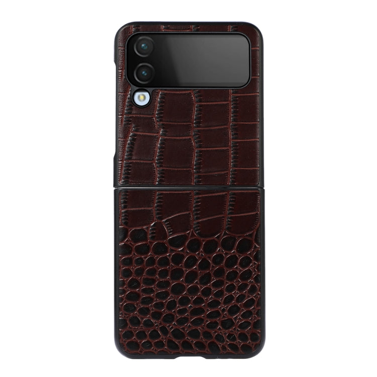 Custodia per telefono in pelle di vacchetta di coccodrillo, For OPPO Reno8 Pro+ 5G China / 8 Pro 5G Foreign, For OPPO Reno8 Pro 5G China, For OPPO Reno8, For Samsung Galaxy Z Flip4