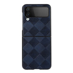 Custodia per telefono in PU scozzese intrecciata, For Samsung Galaxy Z Flip4