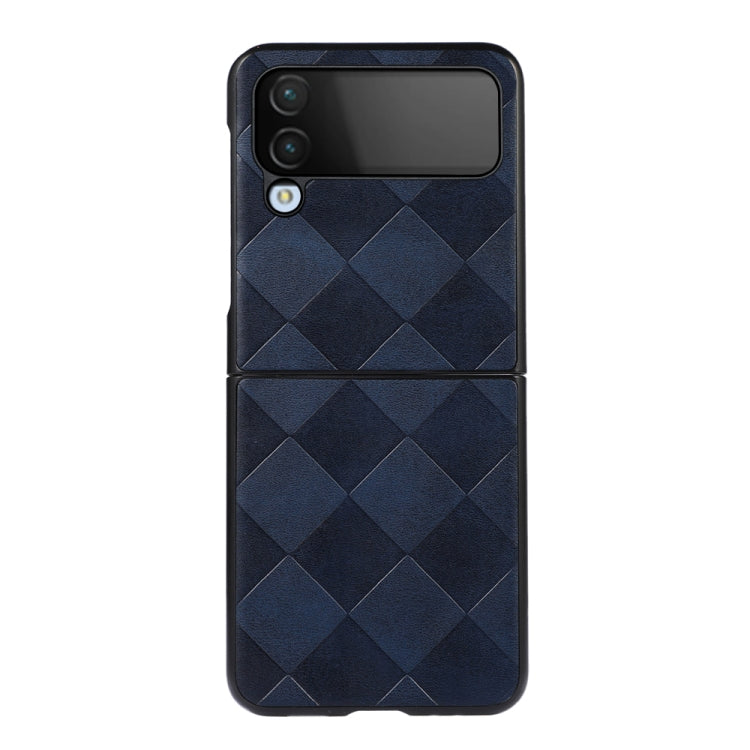 Custodia per telefono in PU scozzese intrecciata, For Samsung Galaxy Z Flip4