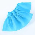 100 PCS 400g Copriscarpe monouso Pulizia interna Pavimento addensare Copriscarpe in tessuto non tessuto, Fabric Overshoes